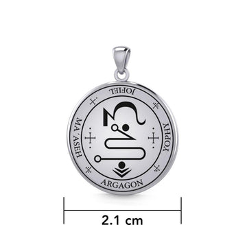 Sigil of the Archangel JOFIEL Small Sterling Silver Pendant TPD6023 - Jewelry